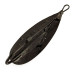 Vintage   Weedless Johnson Silver Minnow, 1/3oz Black fishing spoon #11201