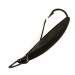 Vintage   Weedless Johnson Silver Minnow, 1/3oz Black fishing spoon #11201