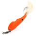   Panther Martin Zig Zag con Penna, 3/5oz Fluorescent Orange Glow in UV light, Fluorescent fishing spoon #11202