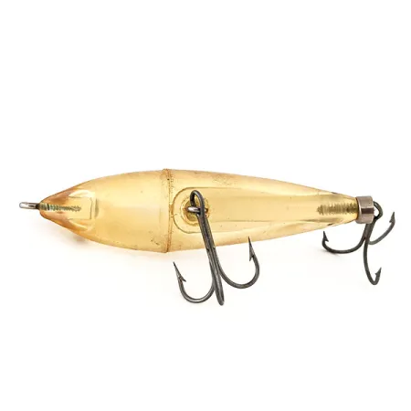 Vintage Wood's Lures Wood's Spot Tail Floater, 1/4oz Transparent fishing lure #11215
