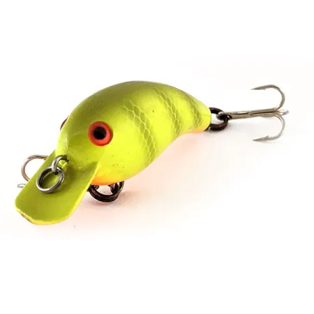 Vintage Cotton Cordell Big O, 1/8oz Yellow fishing lure #11219