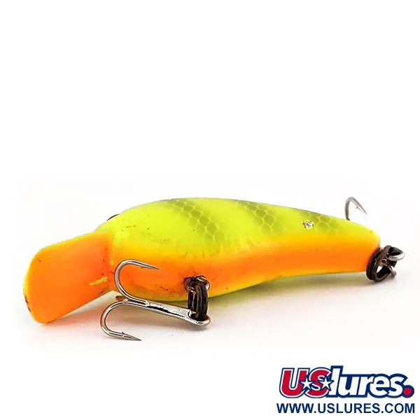 Vintage   Cotton Cordell Big O, 1/8oz Yellow fishing lure #11219