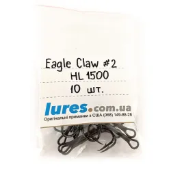 Treble Hook Eagle Claw #2 HL 1500