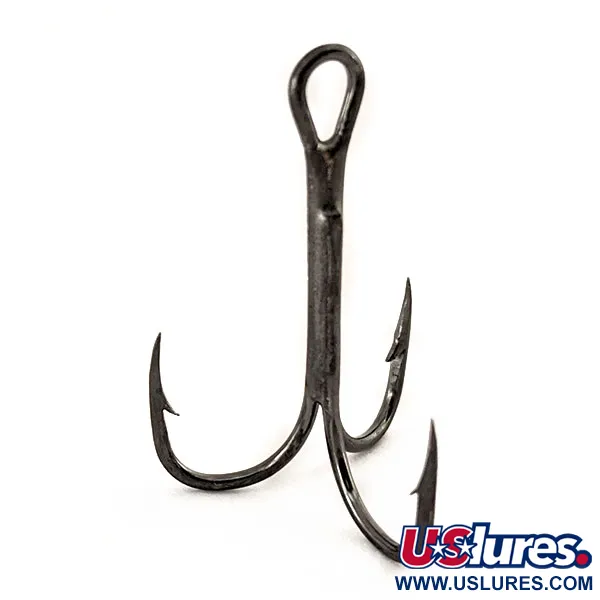 Treble Hook Eagle Claw #2 HL 1500, Black fishing #11616