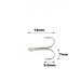   Treble Hook Eagle Claw #10 3925 M,  Silver fishing #12717