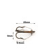   Treble Hook Eagle Claw Weedless #6 L2879 WM,  Gold / Black fishing #12355