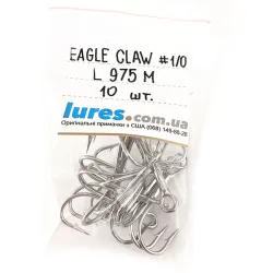 Treble Hook Eagle Claw #1/0 L975 M