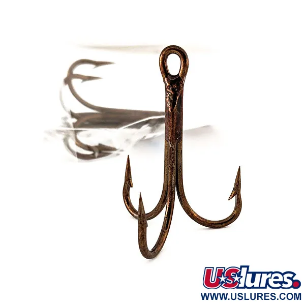   Treble Hook Mustad # 5/0 Bronze 3551,  Bronze fishing #13286