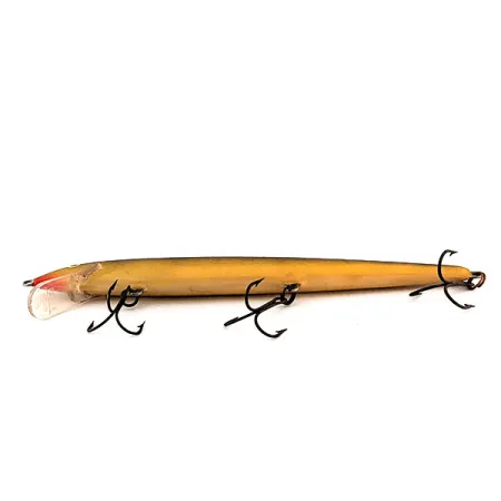 Vintage Rapala Original Floater F18, 3/4oz G (Gold) fishing lure #11231