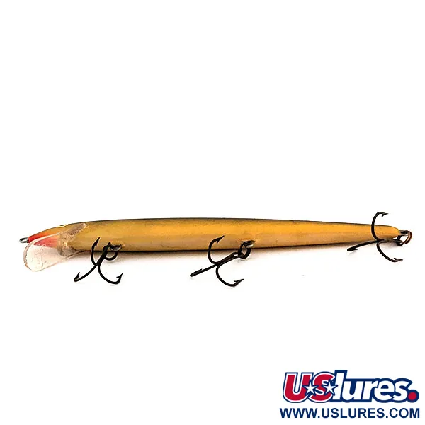 Vintage Rapala Original Floater F18, 3/4oz G (Gold) fishing lure #11231
