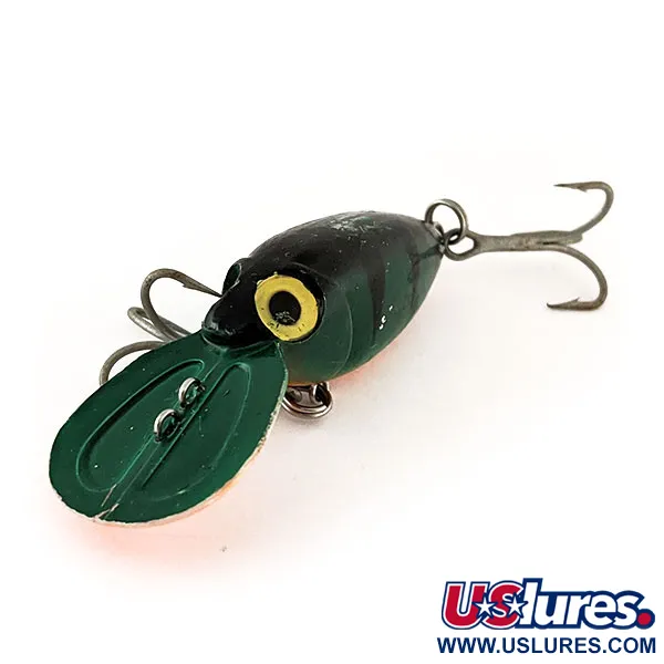 Vintage   The Producers Willy's Worm UV, 1/4oz Green / Orange fishing lure #11232