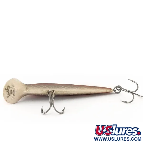 Vintage Storm Thin Fin Shiner Minnow, 1/4oz Red / Gray fishing lure #11233