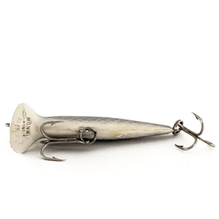 Vintage Storm Thin Fin Shiner Minnow, 1/8oz Silver fishing lure #11234