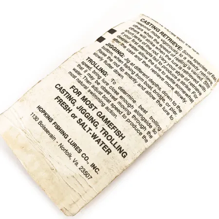 Hopkins s1 Jig Lure, 1/3oz Hammered Nickel fishing spoon #11239