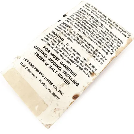 Hopkins Shorty 45 Jig Lure, 1/2oz Hammered Nickel fishing spoon #11240