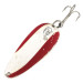 Vintage  Eppinger Dardevle Dardevlet , 3/4oz Red / White / Nickel fishing spoon #11243