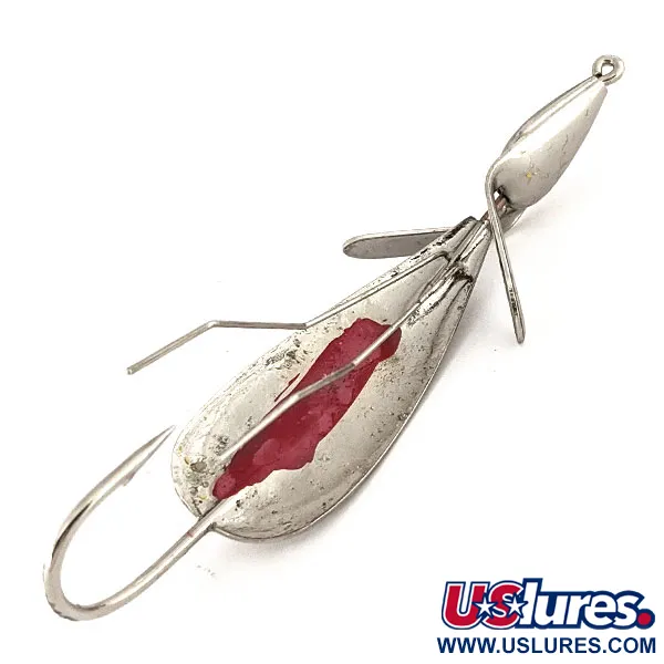 Vintage Weedless Panther Martin Weed Wing, 3/5oz Nickel fishing spoon #11249