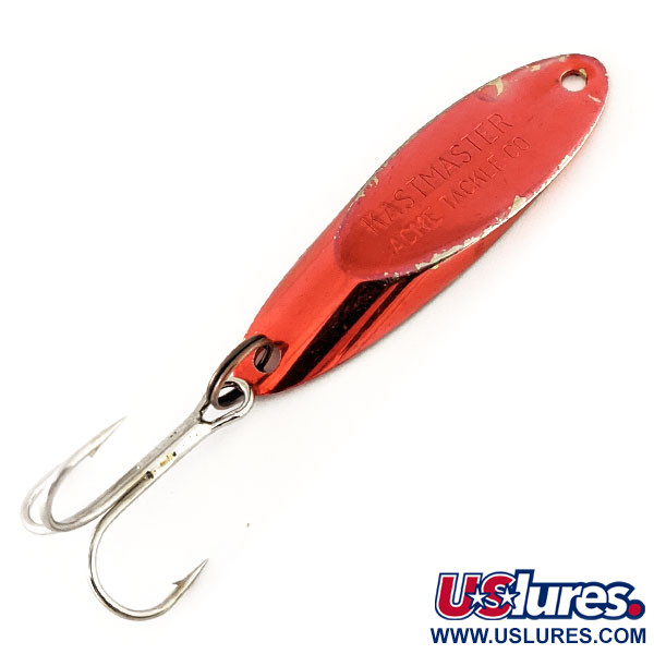Vintage  Acme Kastmaster, 3/8oz Red fishing spoon #11253