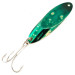 Vintage  Acme Kastmaster, 1oz Gold / Green fishing spoon #11259