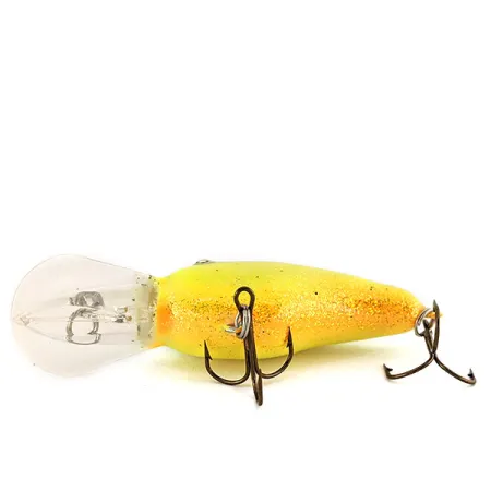 Vintage Strike King 4XD, 1/3oz Chartreuse fishing lure #11271