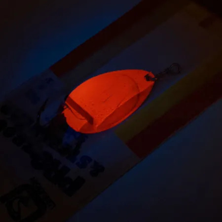 Luhr Jensen Pro Trout 4 UV, 1/4oz Fire Pearl spinning lure #11276