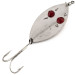 Vintage   Lucky Strike Gold Red Flash, 3/4oz Nickel / Red Eyes fishing spoon #11281