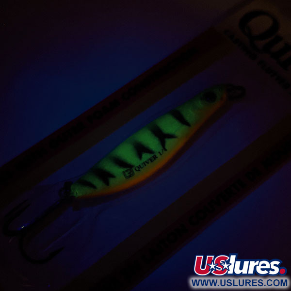   Luhr Jensen Quiver Glow, 1/4oz Fire Tiger fishing lure #11284