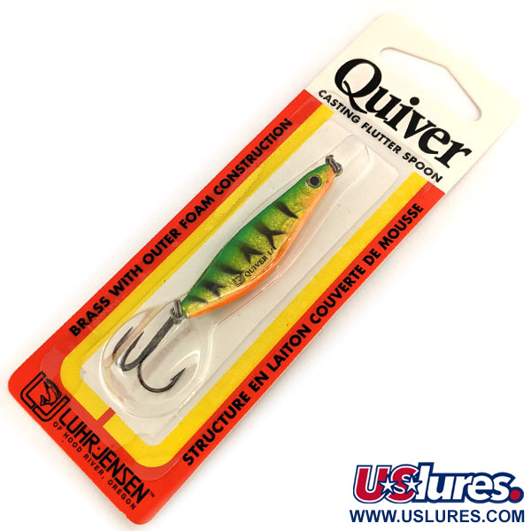   Luhr Jensen Quiver Glow, 1/4oz Fire Tiger fishing lure #11284