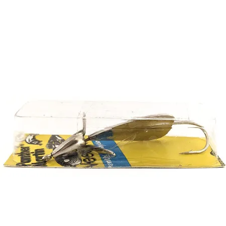 Weedless Panther Martin Weed Wing, 1/2oz Nickel fishing spoon #11286