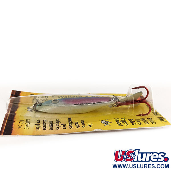  Northland tackle  Northland Macho Minnow Jig Lure, 1/2oz Rainbow Fish fishing spoon #11289