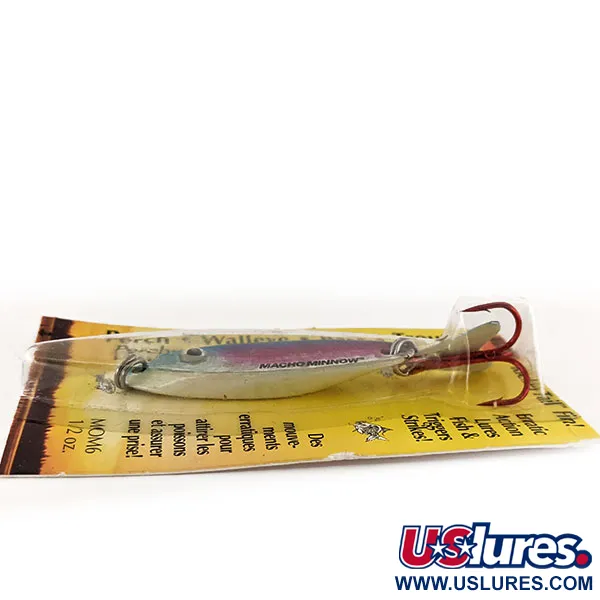  Northland Macho Minnow Jig Lure, 1/2oz Rainbow Fish fishing spoon #11289