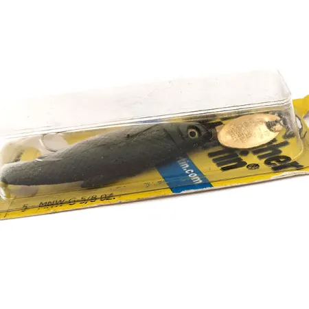 Panther Martin 6 Double Trouble with soft bait, 3/5oz Gold spinning lure #11293