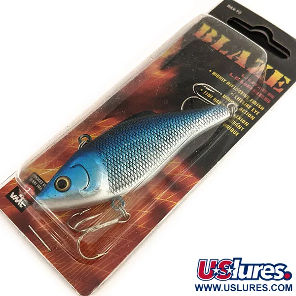 Blaze Rattlesnake Tackle, 1/2oz Rainbow Blue / Silver fishing lure #11914