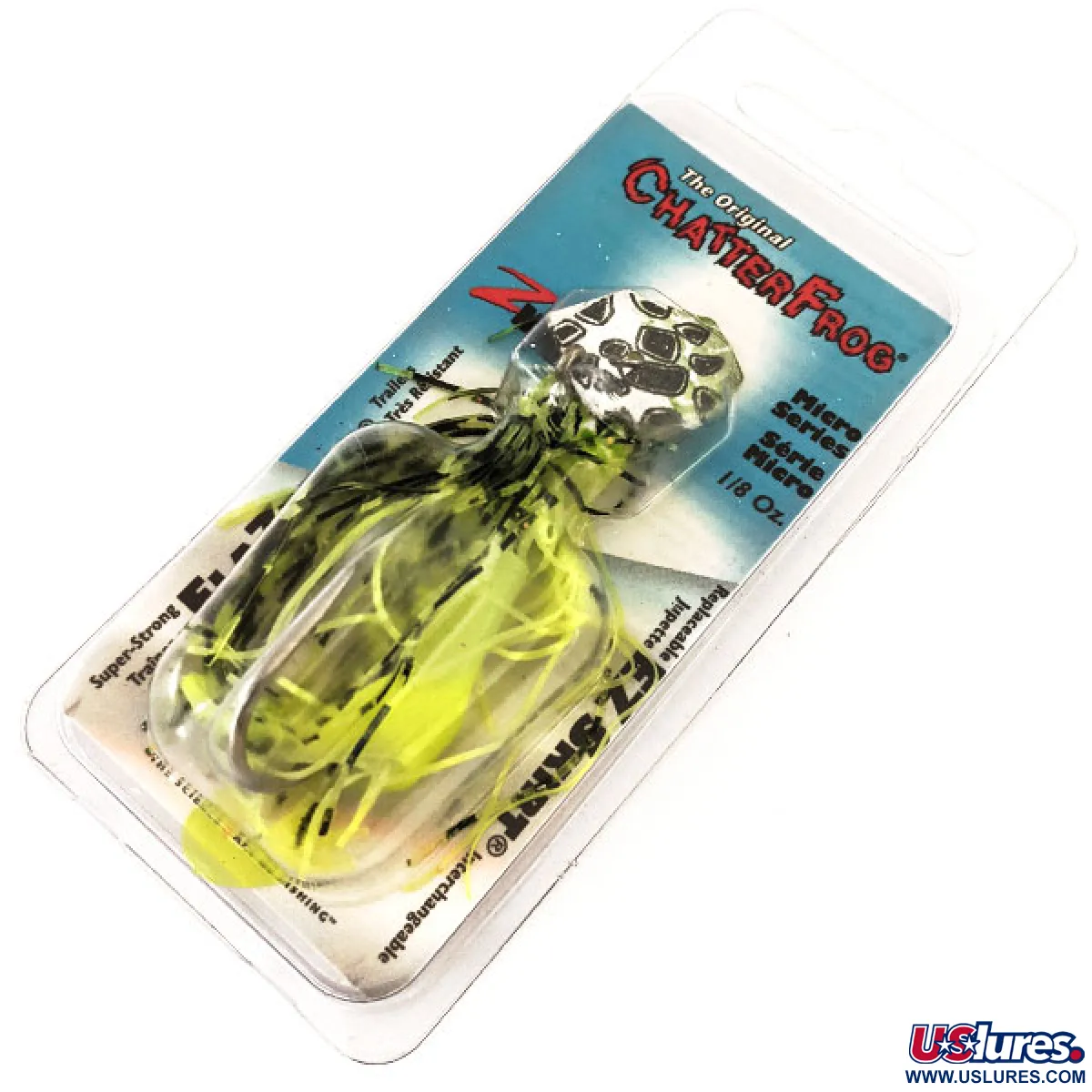 Z-Man Z-man Chatter Frog, 1/8oz Frog Chartreuse fishing spoon #11298
