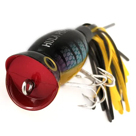 Fred Arbogast Hula Popper, 1/3oz Tiger fishing lure #11302