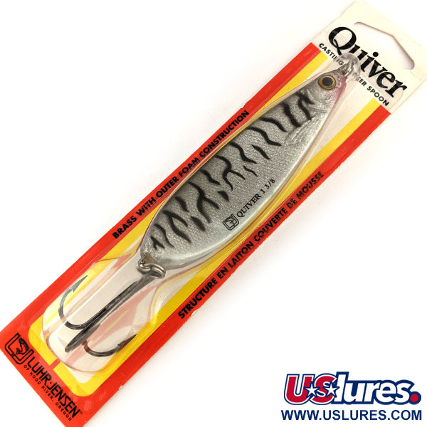   Luhr Jensen Quiver, 1 1/3oz Silver Tiger fishing lure #11307