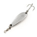 Vintage  Luhr Jensen Krocodile, 1/3oz Nickel fishing spoon #11324