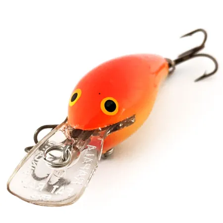Vintage Rapala Fat Rap FR 5, 1/3oz Orange fishing lure #11326