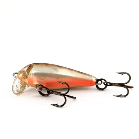 Vintage Rapala Mini Fat Rap 30, 1/8oz Brown Tiger fishing lure #11328