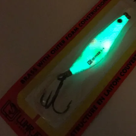 Luhr Jensen Quiver Glow, 1/2oz Glow Wonder Phosphorescent fishing spoon #11338