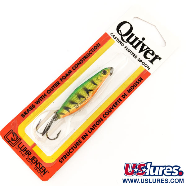   Luhr Jensen Quiver, 1/4oz Fire Tiger fishing spoon #11339