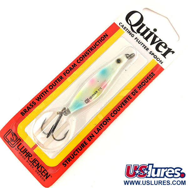   Luhr Jensen Quiver Glow, 1/4oz  fishing spoon #11350