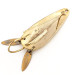 Vintage  Marathon Bait Company Weedless Marathon spoon (with sonic blades), 2/5oz Gold fishing spoon #11355