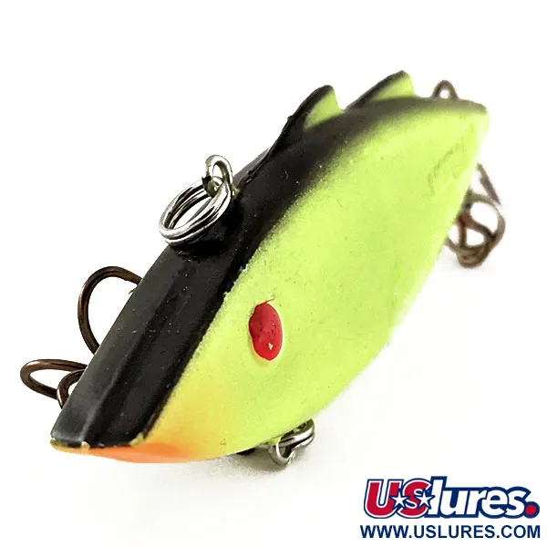 Vintage Norman N-Ticer Lipless UV, 1/3oz Chartreuse fishing lure #11356