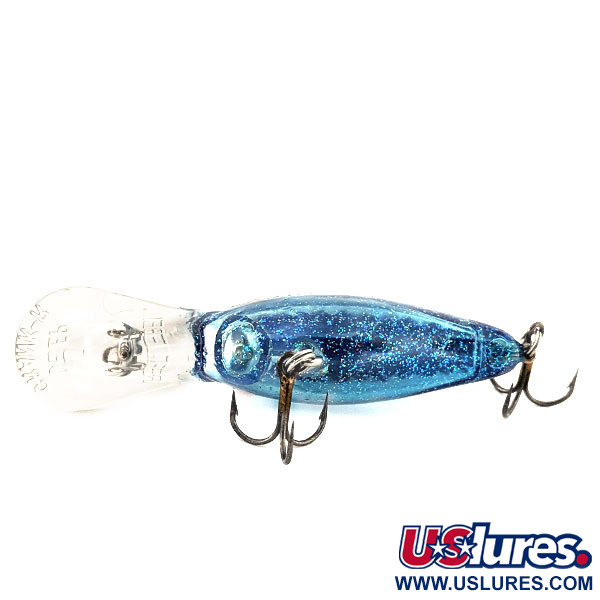 Vintage   Rebel Deep Crank R, 3/8oz Blue fishing lure #11358