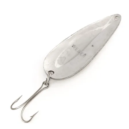 Vintage Weber, 2/5oz Nickel fishing spoon #11368