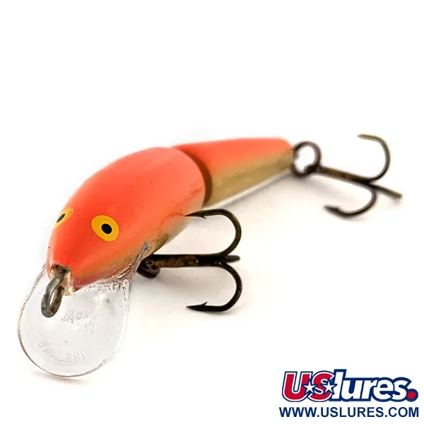 Vintage Rapala Jointed J9, 1/4oz GFR fishing lure #11374