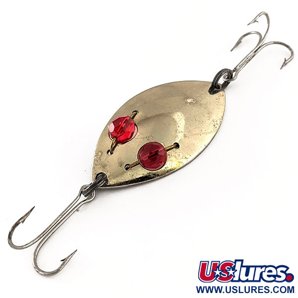 Vintage  Eppinger Red Eye junior, 1/2oz Gold / Red fishing spoon #11391