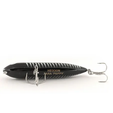 Heddon Zara Puppy, 1/4oz Black / White fishing lure #11397