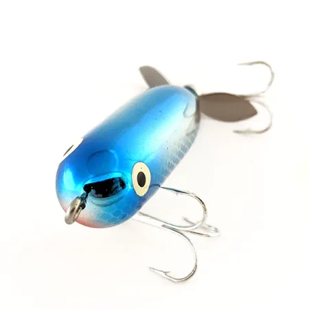 Heddon Baby Torpedo, 1/4oz Silver / Blue fishing lure #11402